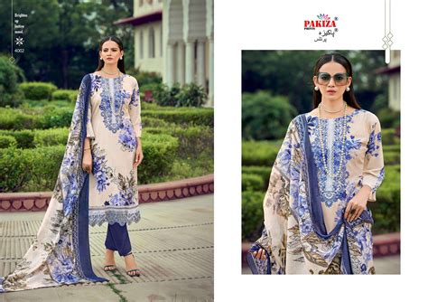 PAKIZA PRINTS FLORA VOL 4 LAWN COTTON DIGITAL PRINTS WITH FANCY WORK ...