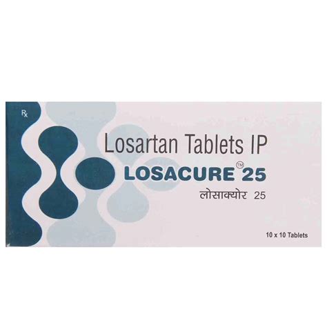 LOSACURE 25MG TABLET Price, Uses, Side Effects, Composition - Apollo ...