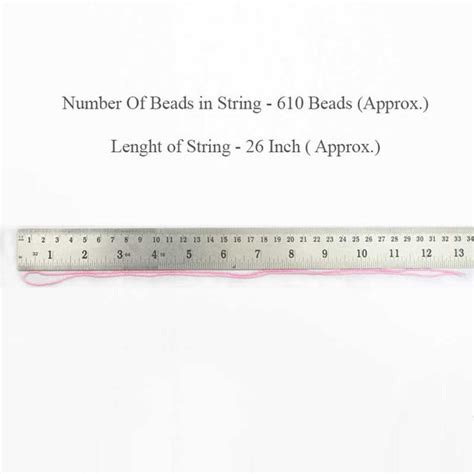 Buy 15/0 Miyuki Light Pink color Seed bead strings at wholesale price ...