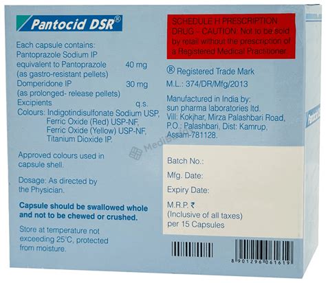 Pantocid DSR Capsule: Price, Uses, Side Effects & How to Use - MediBuddy