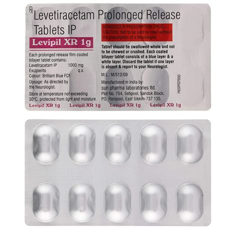 Levipil XR 1g - Strip of 10 Tablets : Amazon.in: Health & Personal Care