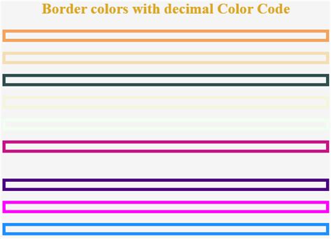 CSS Color Codes 的图像结果