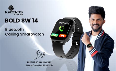Kratos SW14 Smart Watch for Men and Women with Bluetooth Calling, 1.85 ...