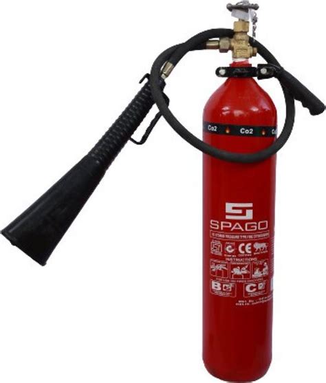 Spago 4.5 KG CO2 Fire Extinguisher ISI Marked Fire Extinguisher Mount ...