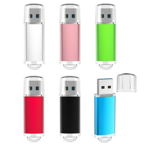 KEATHY 6 Pack 1GB USB Flash Drive USB 2.0 Thumb Drive Memory Stick Jump ...