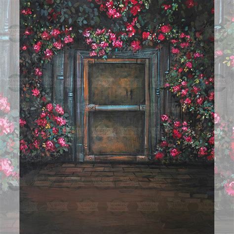 Bougainvillea Doorway - Maternity Backdrops – Madras Prop Store