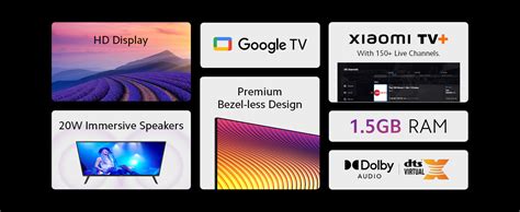 Xiaomi 108 cm (43 Inches) A Series Full HD Smart Google LED TV L43MA ...