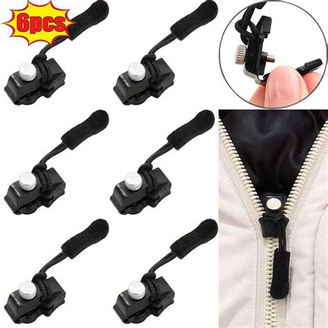 Universal Plastic Detachable Zipper Slider Puller Detachable Instant ...