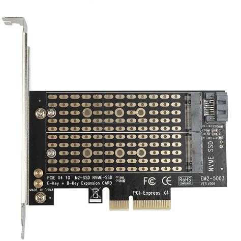 M.2 NGFF to SATA Dual SSD PCI PCIe x4 x8 x16 NVMe India | Ubuy