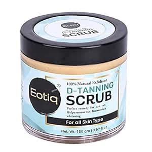 Buy Eotiq 100% Natural D-Tanning Scrub For Face And Body, Tan Removal ...