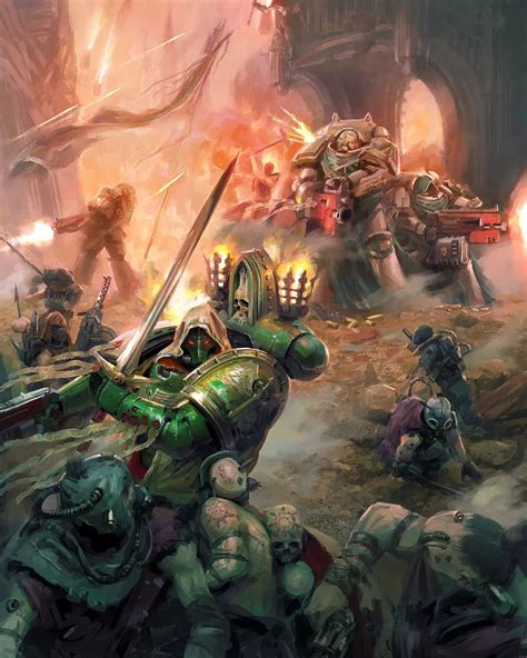 Warhammer 40k Dark Angels Art