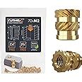 ruthex M2 Threaded Inserts - 70 Pieces RX-M2x4 Lead Free Brass knurled ...