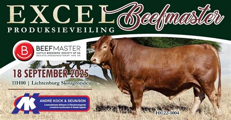 Excel Beefmaster Produksieveiling, Lichtenburg Show Grounds, Mahikeng ...