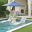 Soleil Water Chaise Lounger & Contoured In-Pool Sunbathing Chair with ...