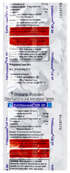 Triolmezest Ch 20/5/12.5 MG | Order Triolmezest Ch 20/5/12.5 MG Tablet ...