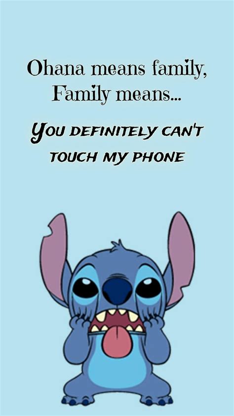 Don't Touch My Phone Stitch Wallpapers - Wallpaper Cave