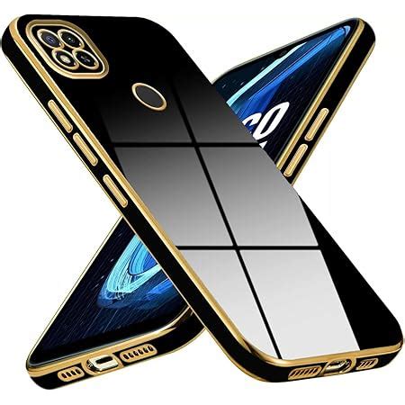 Mr. Case Silicone 6D Chrome Back Cover Case for Poco C31 | (Gold Plated ...