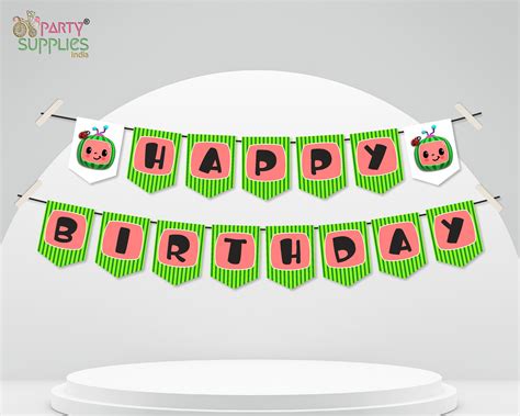 Coco Melon Theme Boy Personalized with Name Hanging | Party Supplies ...