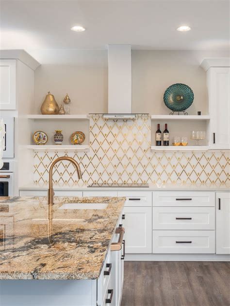 26+ Gold Backsplash - Eye-Catching Tile