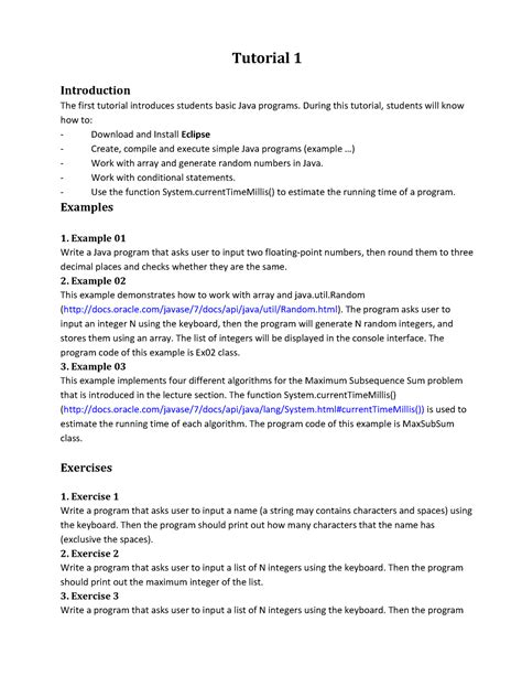 Tutorial Java Part 1 的图像结果