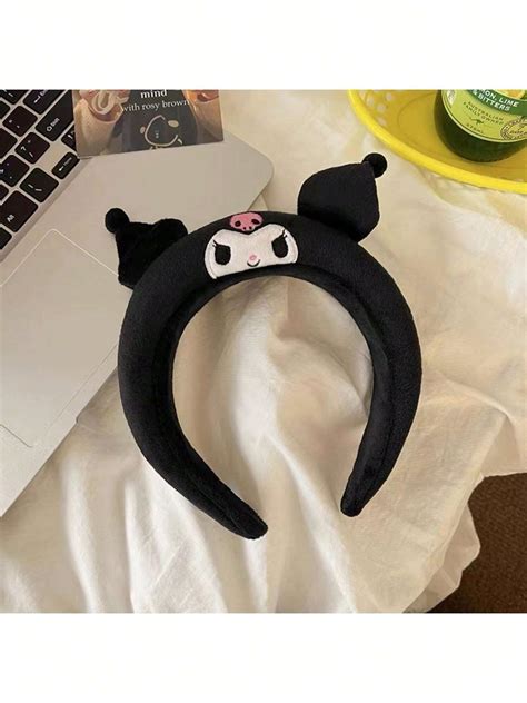 Sanrio Kawaii Sanrio Hairband Cartoon Kuromi My Melody Headband Pom Pom ...