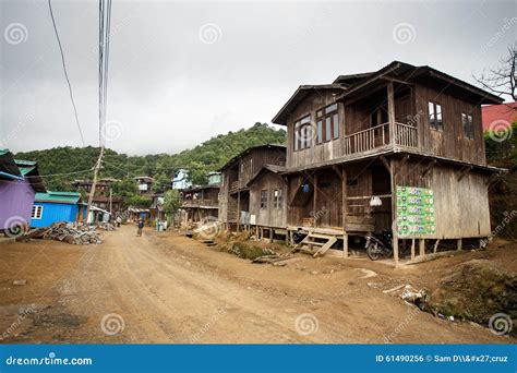 Local Village in Chin State, Myanmar Stock Photo - Image of asian ...
