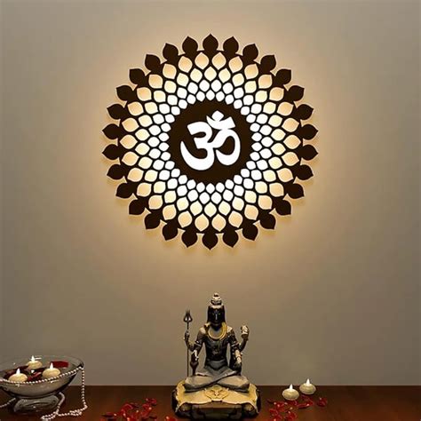 Om Design Wall Hanging Mandala Art, Om Showpiece For Home Entrance, Om ...