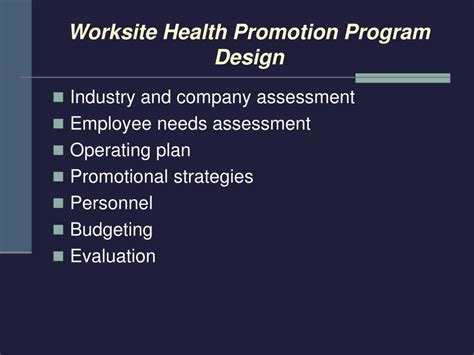Image result for Worksite Health Promotion