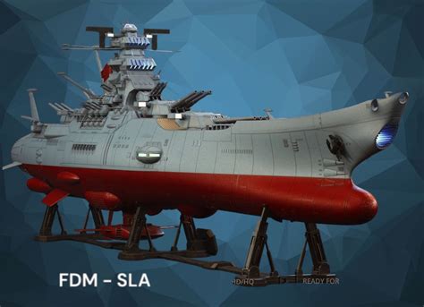 Space Battleship Yamato 3D Model Print Files, Space Battleship Yamato ...