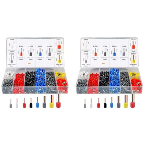 HASTHIP Electronic Wire Ferrules Kit with 2400 pcs Copper Terminals ...