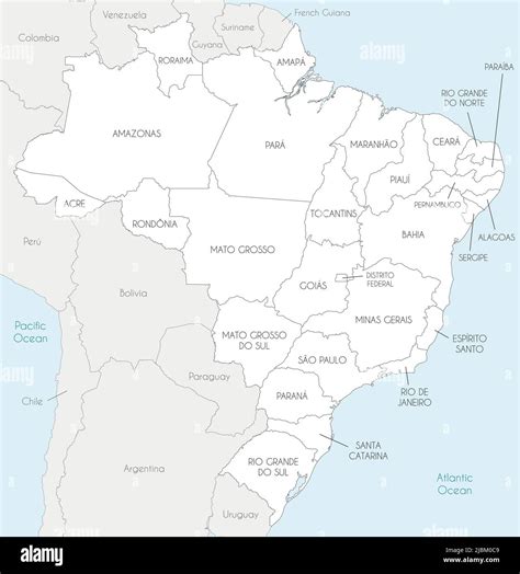 Brazil Map States