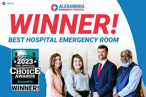 Alexandria Emergency Hospital is Named ‘Best Hospital Emergency Room’