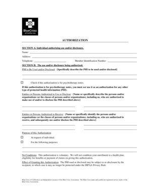 Fillable Online Attachment 1 Form: Authorization - SharpSchool Fax ...