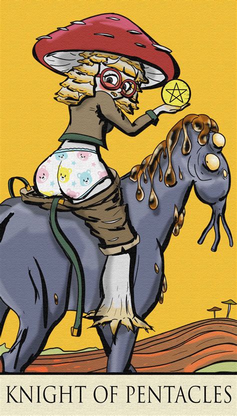 EUF Tarot Card - Knight of Pentacles by AraneidaeArt on DeviantArt