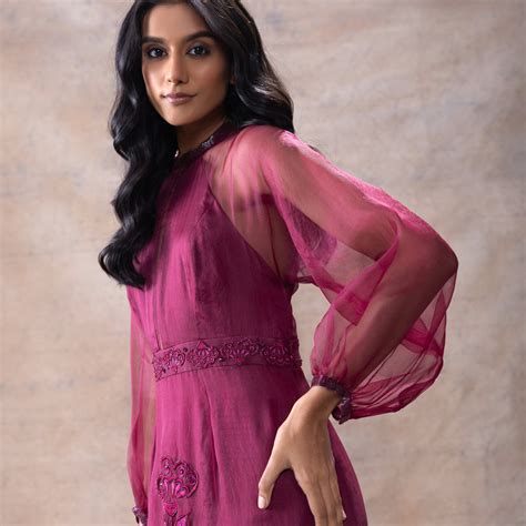 A-line Embroidered gown – Akashi Clothing