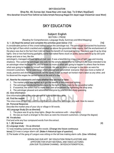 Image result for English Paper One