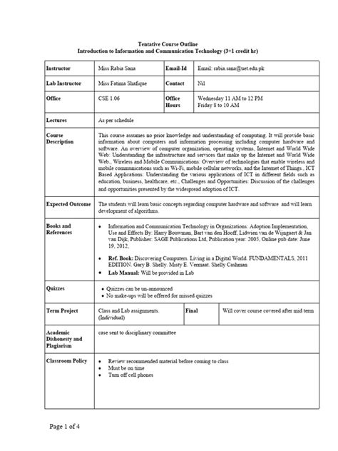 Image result for ICT Module Two Course Outline