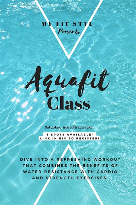 AquaFit Class, 127 Holly Ave, Berlin, 19 August 2023 | AllEvents
