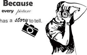 nirmal décor 46 cm Quotes With Camera Man Magnetic Sticker Price in ...