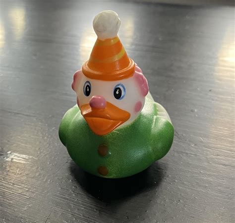 Clown ducky from my works claw machine :) : r/rubberducks