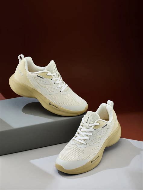 GLIMPSE Off White Women's Running Shoes – Campus Shoes