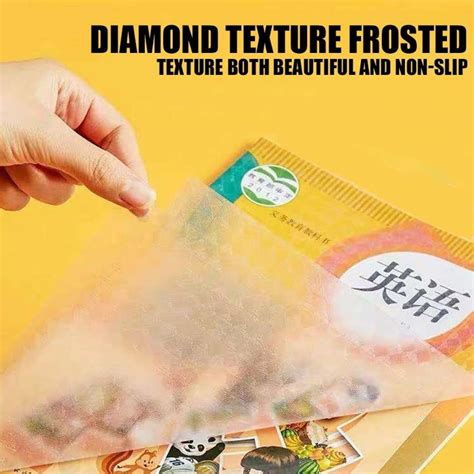 ZURU BUNCH 60Pcs Dust-proof Self-adhesive Book Cover Thickened ...