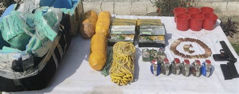 Three IEDs, six grenades, one pistol recovered from border village of ...