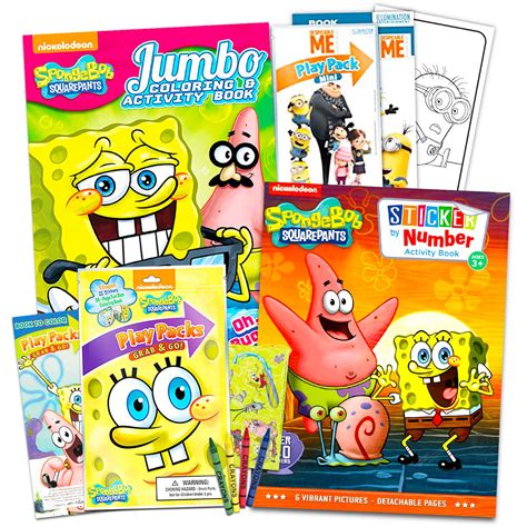 Spongebob Coloring And Activity Book