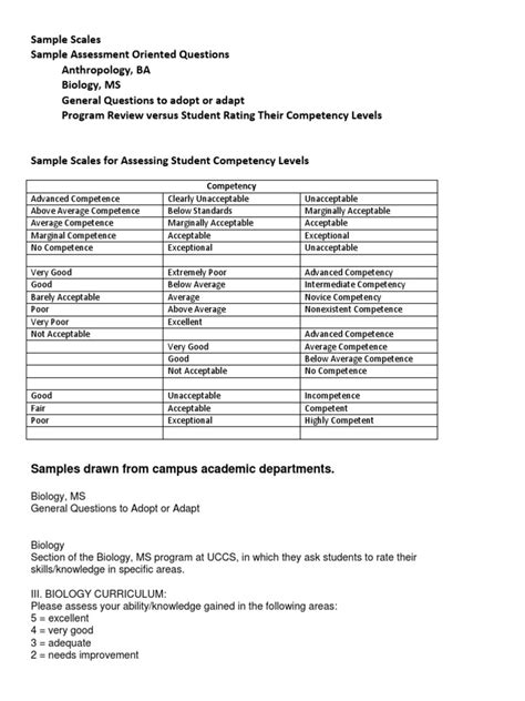 Competency Scale Examples 的图像结果