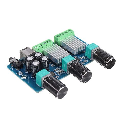 DollaTek XH-A355 20W+10W+10W 2.1 Channel Stereo Audio Digital Power ...