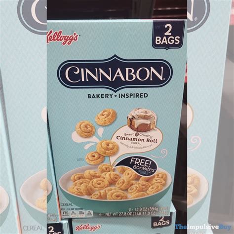 BACK ON SHELVES: Kellogg’s Cinnabon Cinnamon Roll Cereal – The ...
