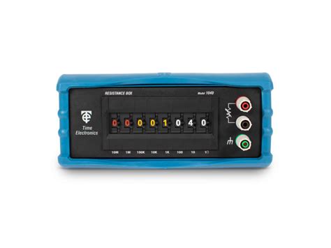 1040 Time Electronics | Time Electronics Resistance Decade Box ...