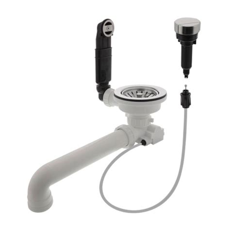 BLANCO Ablaufgarnitur 1 x 3,5'' Sieb mit Ablauffernbedienung NOVA 45 S ...