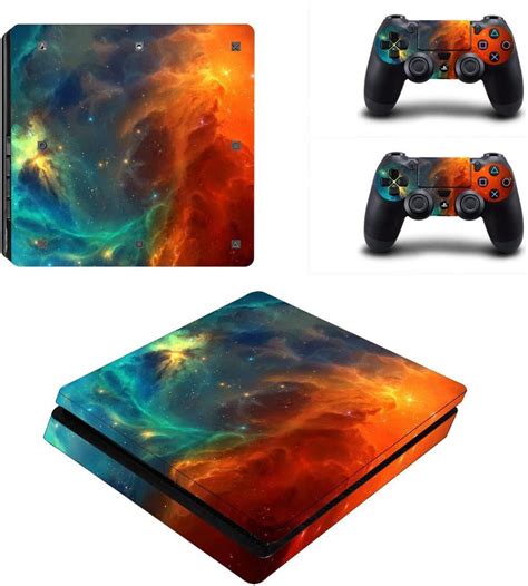 Elton Space Protector Theme 3M Skin Sticker Cover for PS4 Slim Console ...